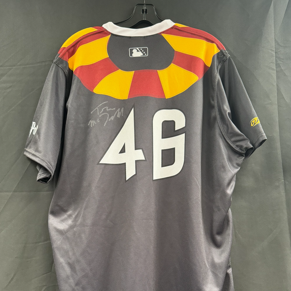 HARRY POTTER JERSEY #46 SIGNED-SIZE 48, SACRAMENTO RIVER CATS