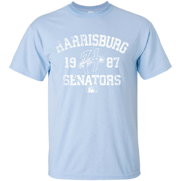 Harrisburg Senators Light Blue Backbow Tee