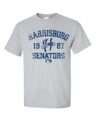 Harrisburg Senators Gray Backbow Tee
