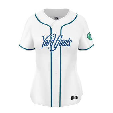 Hartford Yard Goats Women's Home Replica Jersey by OT Sports in White