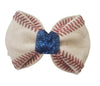 South Bend Cubs Leather Hair Bow