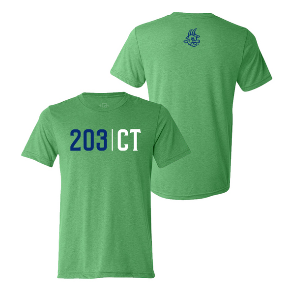 Hartford Yard Goats 108 Stitches Area Code Tee - 203