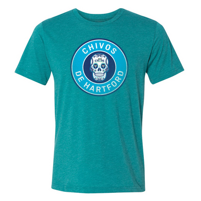 Hartford Yard Goats Chivos Skull Go-To Tee
