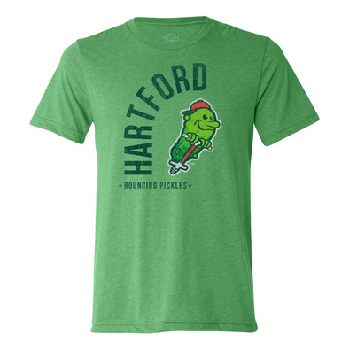 Hartford Yard Goats 108 Stitches Bouncing Pickles Wrap Tee