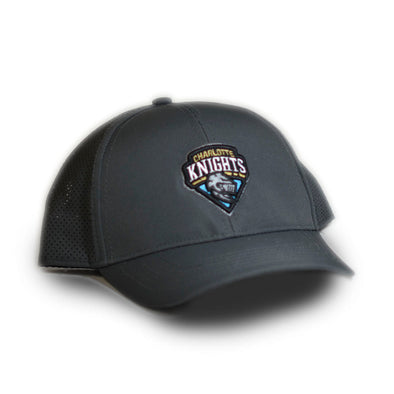 Charlotte Knights OC Sports Graphite Mesh Cap