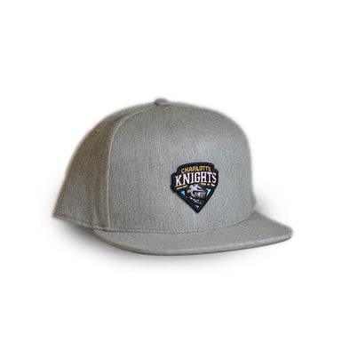 Charlotte Knights OC Sports Heathered Grey Primary Cap
