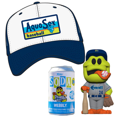 Everett AquaSox Snapback Hat (Free Webbly Soda with Purchase)