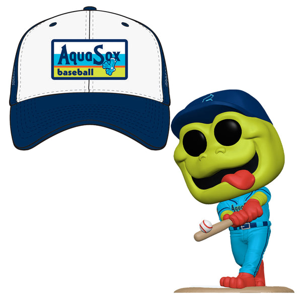 AquaSox Snapback Hat (Includes Webbly Batter Funko Pop)