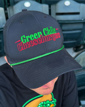Albuquerque Isotopes Hat-Green Chile Cheeseburgers Boomer