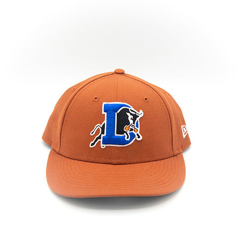 Durham Bulls New Era Burnt Orange Low Profile Fitted 5950