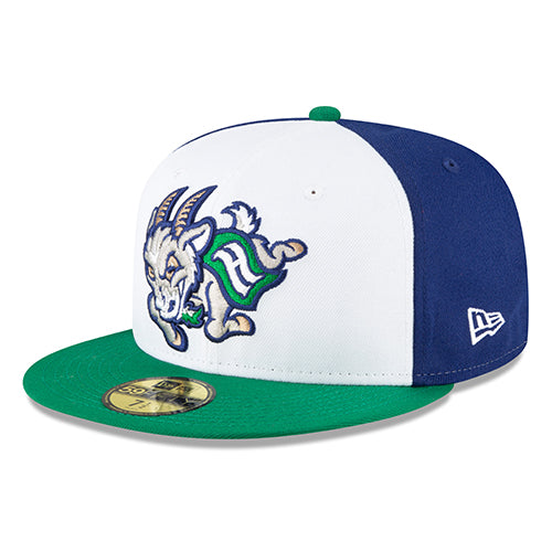 Hartford Yard Goats New Era On-Field Official Alt Charging Goat Logo Cap