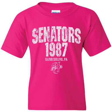 Harrisburg Senators Pink Youth Hohner T-Shirt