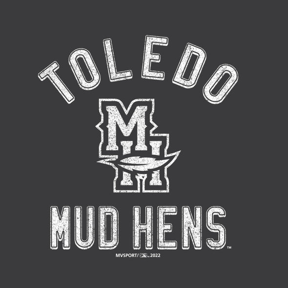 Toledo Mud Hens Charcoal Michaela Ladies Crewneck Sweatshirt