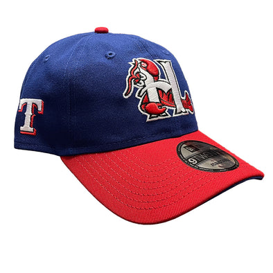 Hickory Crawdads New Era Crawdad & Texas Rangers Hat 9Twenty Adjustable Cap