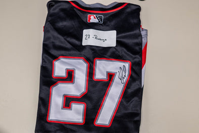 Buffalo Bisons Autographed & Game Worn Sublimated Hockey Black Jersey - Yohendrick Pinango #27 Size 44