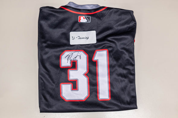 Buffalo Bisons Autographed & Game Worn Sublimated Hockey Black Jersey - Ryan Jennings #31 Size 46