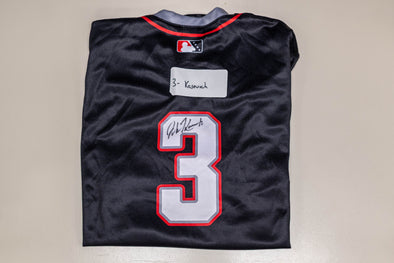 Buffalo Bisons Autographed & Game Worn Sublimated Hockey Black Jersey - Josh Kasevich #3 Size 46