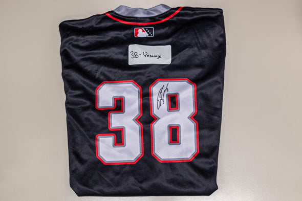 Buffalo Bisons Autographed & Game Issued Sublimated Hockey Black Jersey - Trey Yesavage #38 Size 48