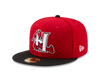 Hickory Crawdads New Era Home 59Fifty Fitted Cap