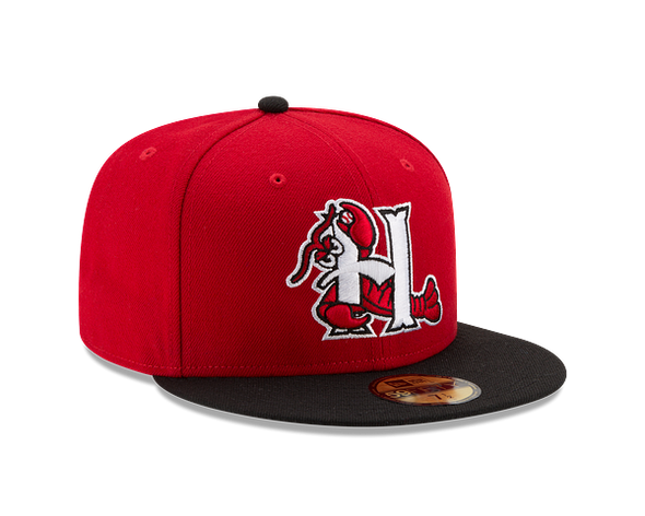 Hickory Crawdads New Era Home 59Fifty Fitted Cap