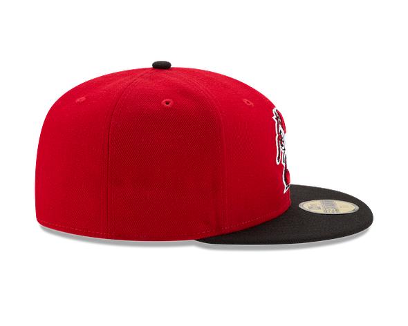 Hickory Crawdads New Era Home 59Fifty Fitted Cap