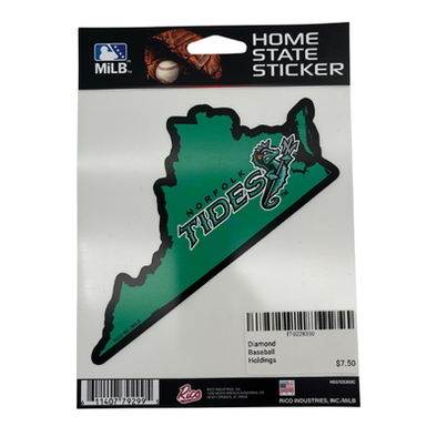 Norfolk Tides Home State Sticker