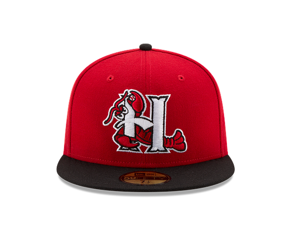 Hickory Crawdads New Era Home 59Fifty Fitted Cap