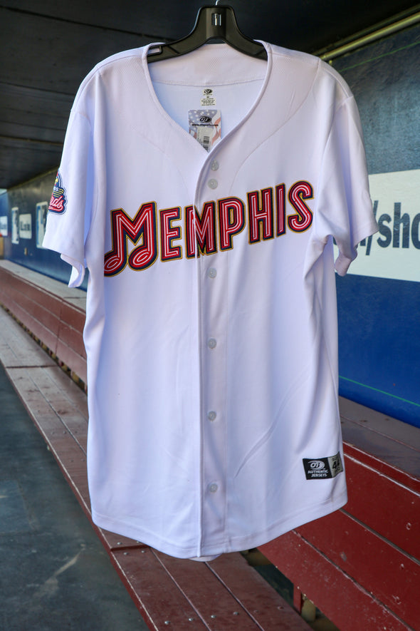 Memphis Redbirds Twill Replica Home Jersey
