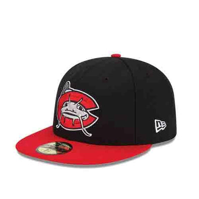 Carolina Mudcats Black New Era 5950 On-Field Cap