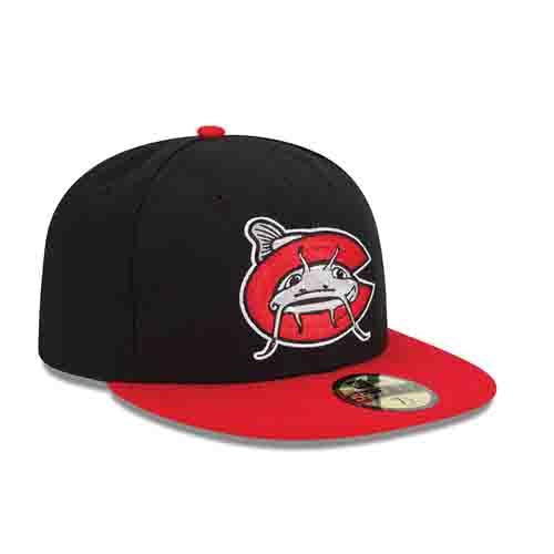 Carolina Mudcats Black New Era 5950 On-Field Cap