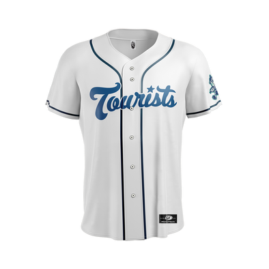 The Asheville Tourists 2025 Game Worn White Jersey