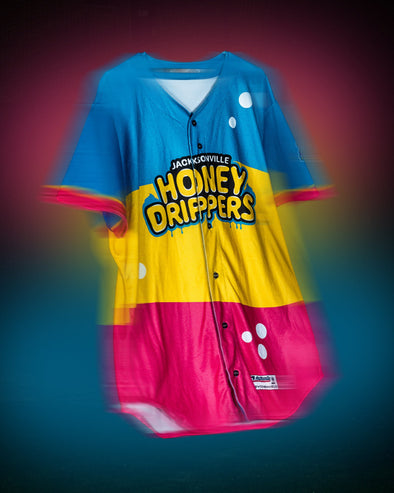 Jacksonville Jumbo Shrimp Evoshield Honey Drippers Theme Night Replica Jersey