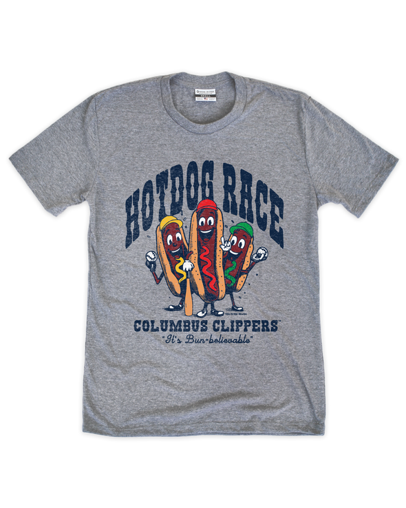 Columbus Clippers Where I'm From Hot Dog Race Tee
