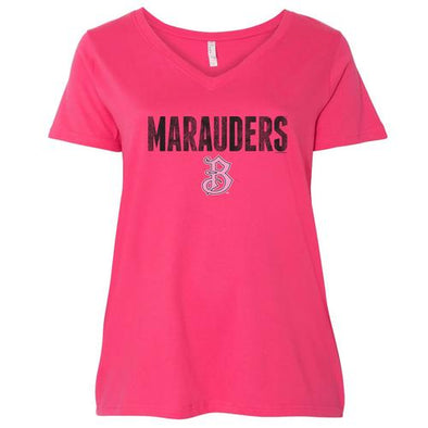 Bradenton Marauders Hot Pink Ladies Plus Size Tee