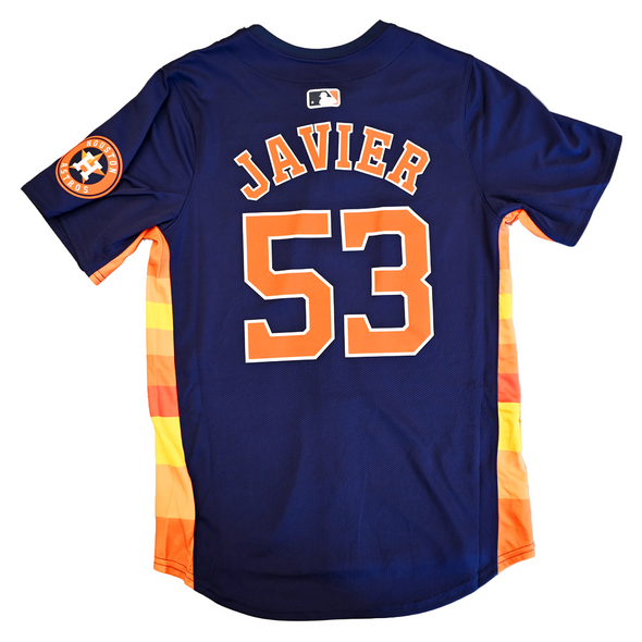 Houston Astros Nike Men's Navy Alternate Javier Replica Jersey