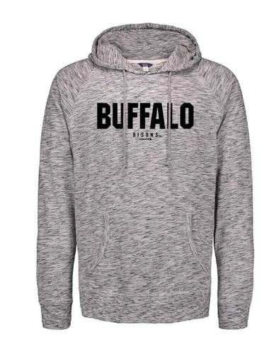 Buffalo Bisons Heather Salt & Pepper Hoodie