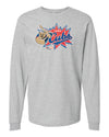 Men's Iowa Cubs Defenders of the Diamond Burst LS Tee