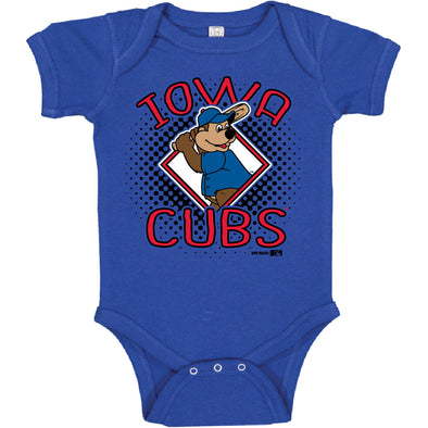 Infant Iowa Cubs Onesie, Royal