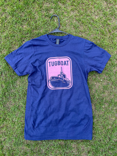 Navy Tugboat Tee