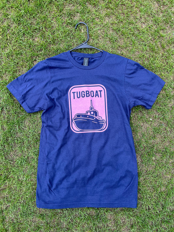 Navy Tugboat Tee