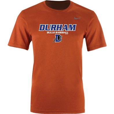 Durham Bulls Nike MiLB10 Burnt Orange Legend Tee