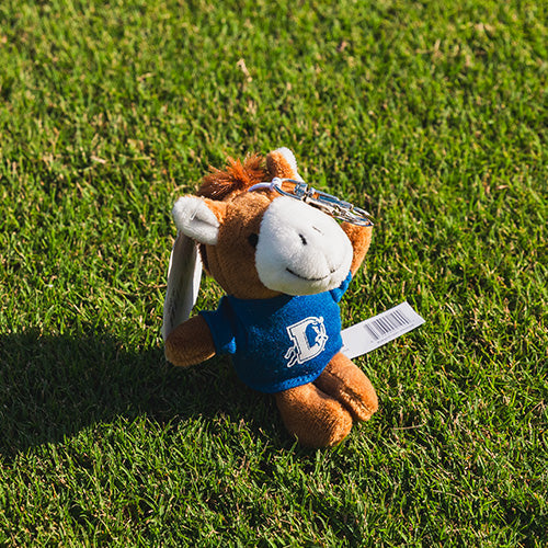 Durham Bulls Mascot Factory Plush Keychain