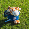 Durham Bulls Mascot Factory Plush Keychain