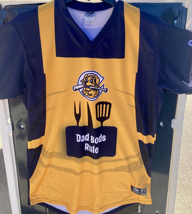 Charleston RiverDogs 2023 Authentic Game Worn Dad Bods Jersey