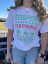 Amarillo Sod Poodles White Christmas Draw Tee