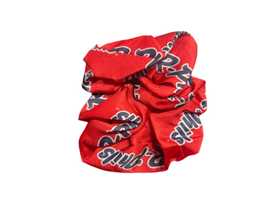 Red Scrunchie R-Phils Logo All Over