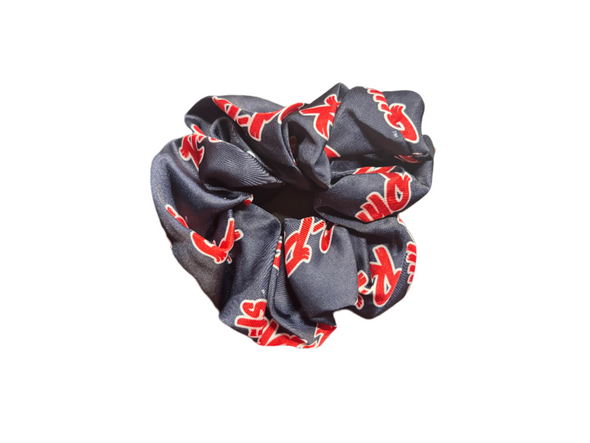 Navy Scrunchie R-Phils Logo All Over