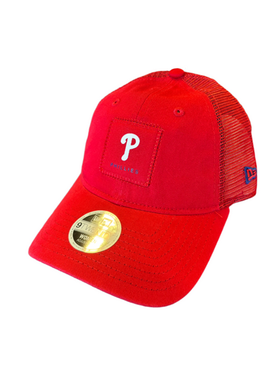 New Era Women's 9Twenty Philadelphia Phillies Red Square Patch Hat
