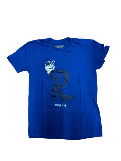 Baseballism Blue Screwball Adult T-Shirt