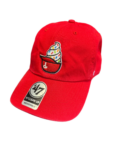 '47 Philadelphia Phillies Ice Cream Helmet Red Clean Up